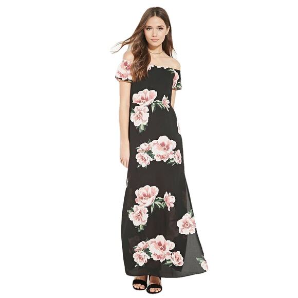 Forever21 Contemporary Floral Maxi Dress Size XS - Picture 4 of 11